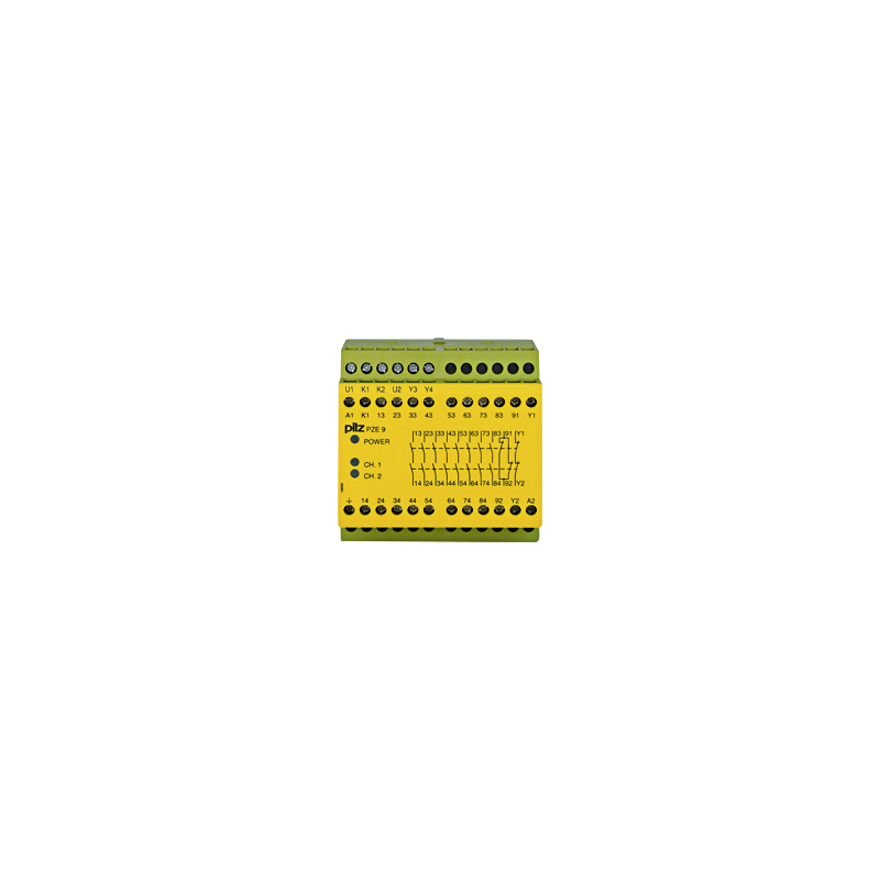 PILZ PZE 9 110-120VAC 8n/o 1n/ (New)