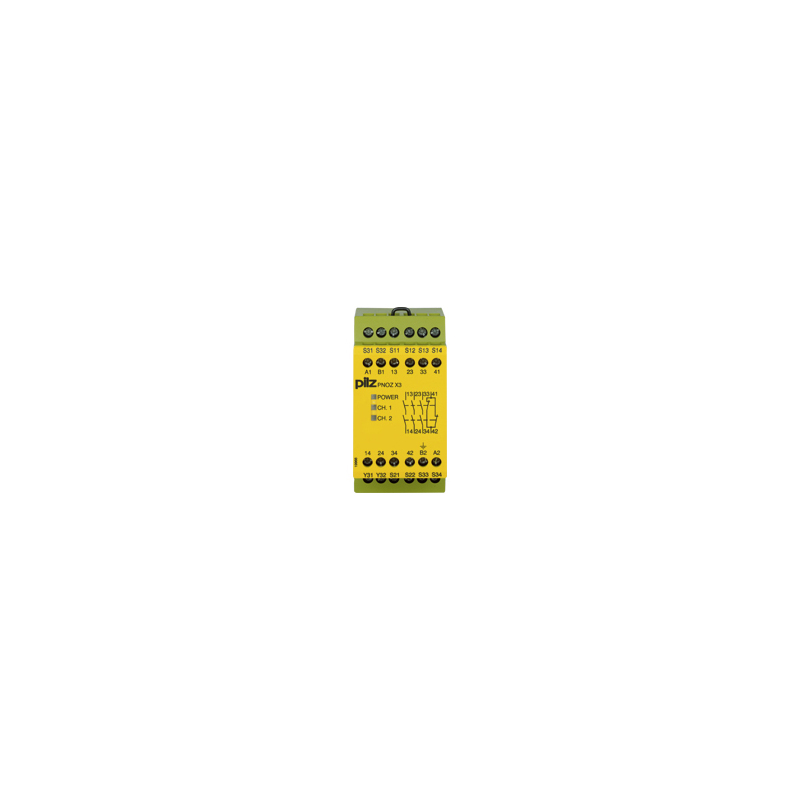 PILZ PNOZ X3 24VAC 24VDC 3n/o  (New)