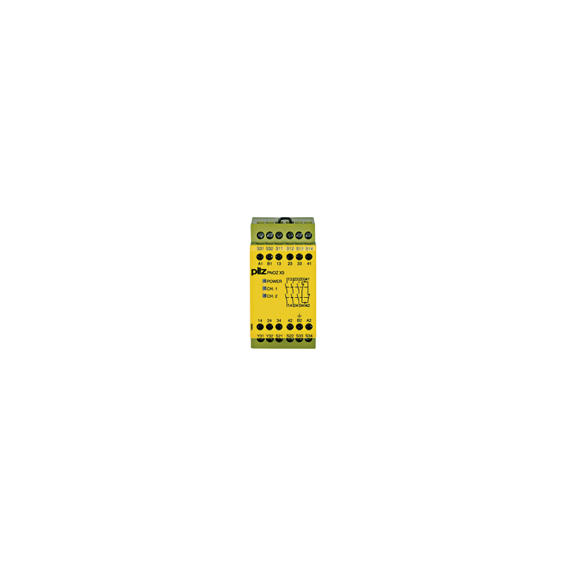 PILZ PNOZ X3 48VAC 24VDC 3n/o  (New)