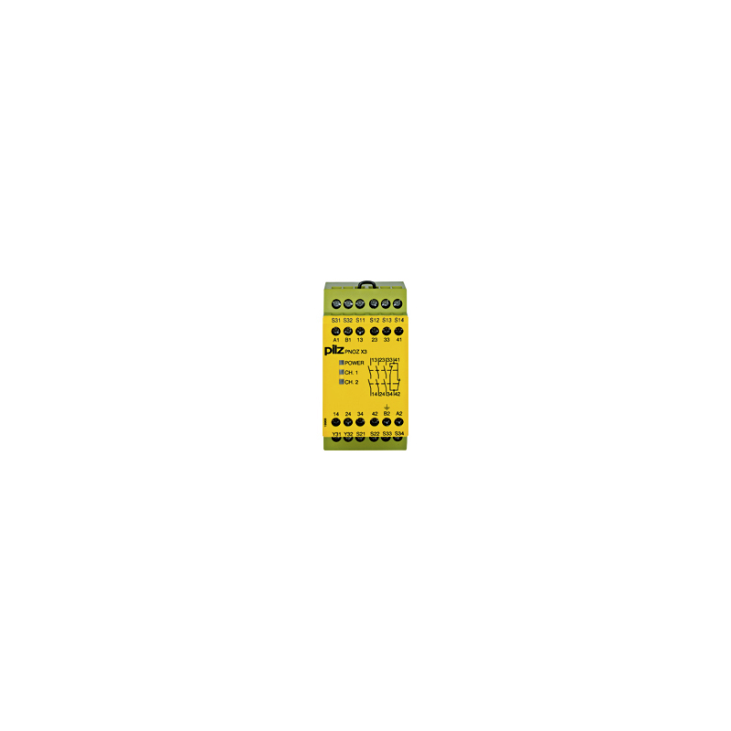 PILZ PNOZ X3 110VAC 24VDC 3n/o (New)