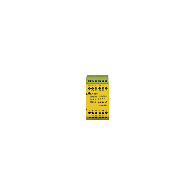 PILZ PNOZ X4 24VDC 3n/o 1n/c (New)