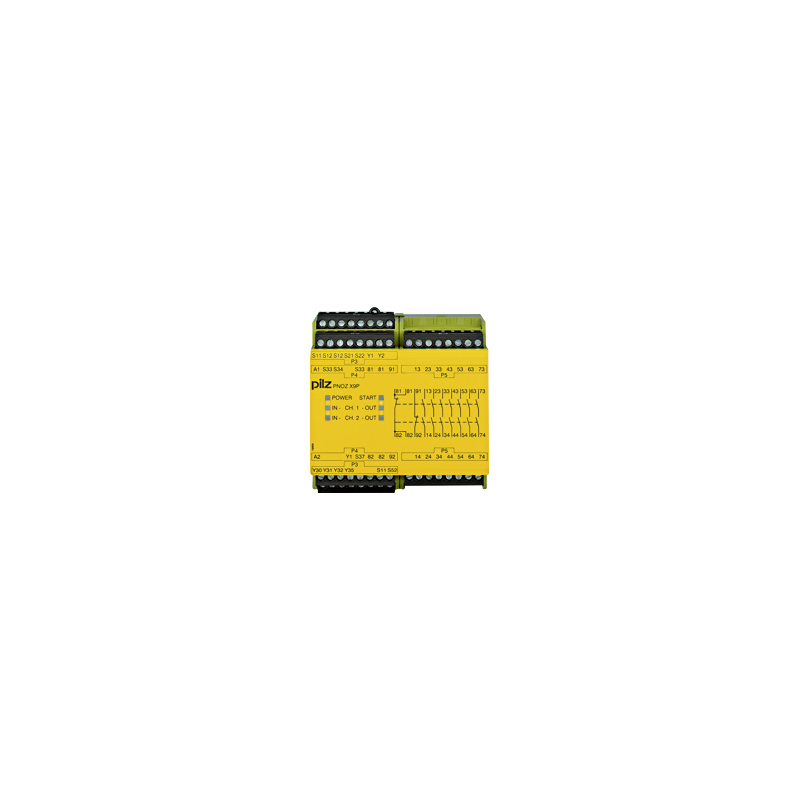 PILZ PNOZ X9P 12VDC 7n/o 2n/c  (New)