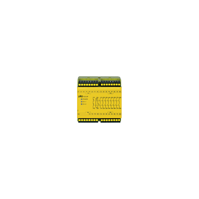 PILZ PZE 9P C 24VACDC 8n/o 1n/ (New)