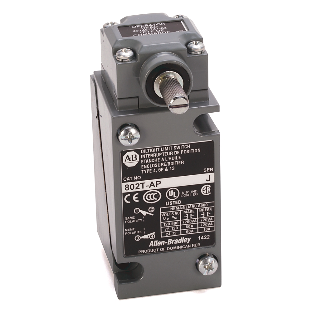 ALLEN BRADLEY Metal Plug-In Oiltight  (New)