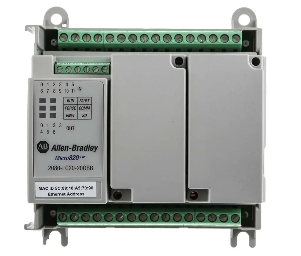 ALLEN BRADLEY FA19 MICRO820 20 I/O ENET/IP (New)