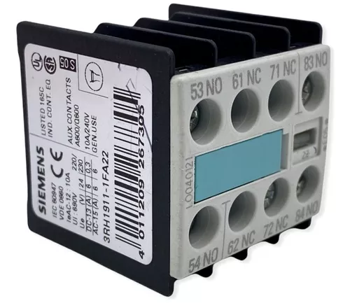 SIEMENS Auxiliary switch block, 22 2 NO +  (New)