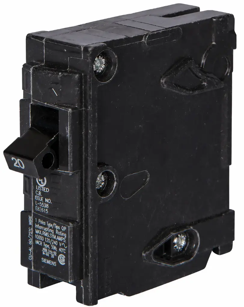 SIEMENS/EP BREAKER 20A 1P 120V 10K QP SINGLE  (New)