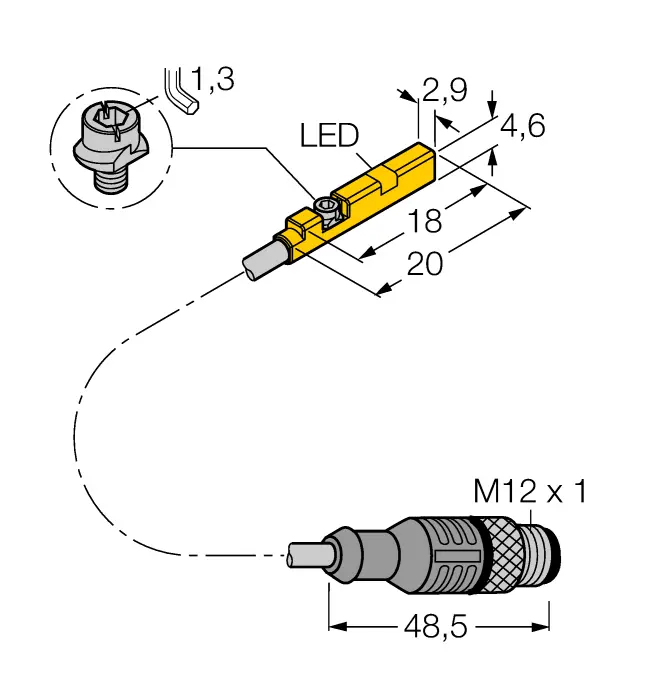 TURCK BIM-UNR-AP6X-0.3-RS4 W/M (New)