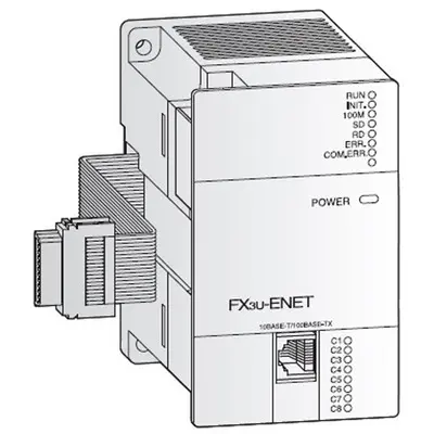 MITSUBISHI/FA FX3U HIGH SPEED ETHERNET MODULE (New)