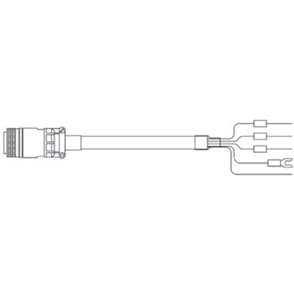 MITSUBISHI/FA IP67,SHIELD,H-FLEX SRV MTR CBL,15 METER (New)