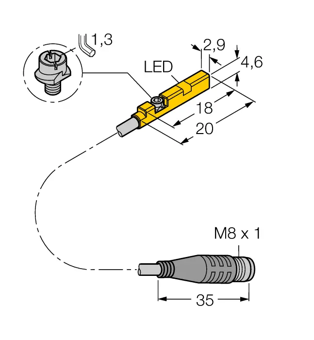 TURCK BIM-UNR-AP6X-0.3-PSG3S W/ (New)