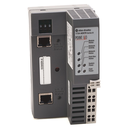 [1734-AENTR] ALLEN BRADLEY POINT I/O Dual Port Net (New)