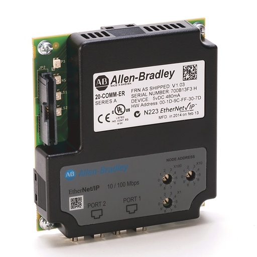 [20-COMM-ER] ALLEN BRADLEY Dual-port EtherNet/IP A (New)