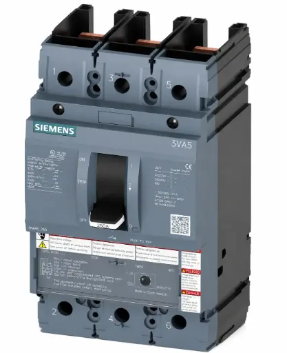 [3VA5215-5ED31-0AA0] SIEMENS/EP MCCB_UL_FS250_150A_3P_35KA_TM_ FTFM (New)