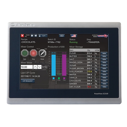 [2713P-T7WD1] ALLEN BRADLEY PanelView 5310 Graphic  (New)