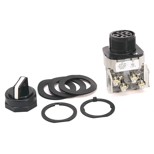 [800H-HR2BY] ALLEN BRADLEY 30mm Selector Switch 80 (New)