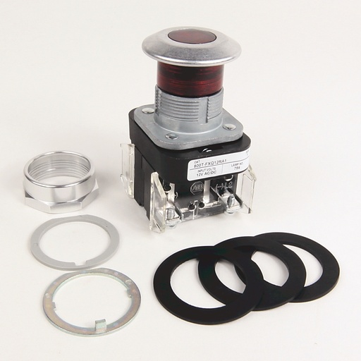 [800T-FXQ24RA1] ALLEN BRADLEY 30mm Push-Pull Device 8 (New)