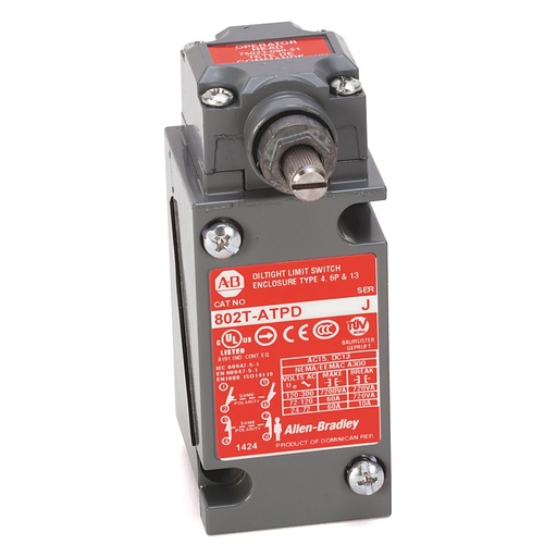 [802T-ATPD] ALLEN BRADLEY Metal Plug-In Oiltight  (New)