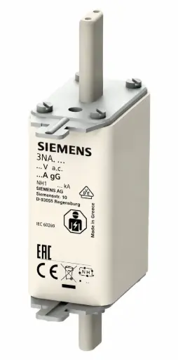 [3NA3132] SIEMENS/EP cartucho de fusibles NH, NH1, Entr (New)