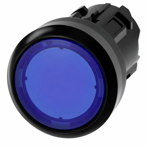 [3SU1001-0AB50-0AA0] SIEMENS/EP pulsador luminoso, 22 mm, redondo, (New)