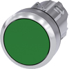 [3SU1050-0AB40-0AA0] SIEMENS/EP pulsador, 22 mm, redondo, metal, b (New)