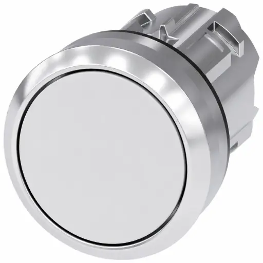 [3SU1050-0AB60-0AA0] SIEMENS/EP pulsador, 22 mm, redondo, metal, b (New)