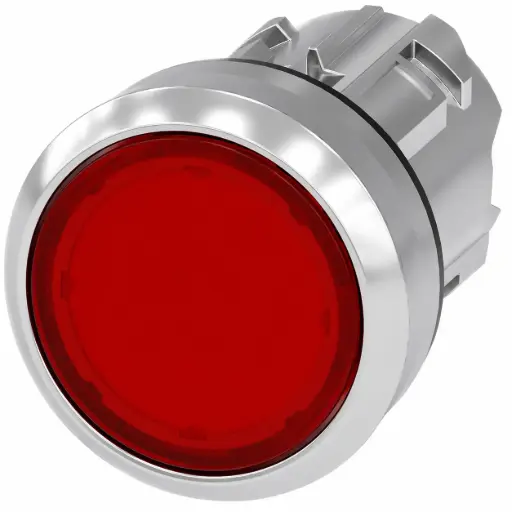 [3SU1051-0AB20-0AA0] SIEMENS/EP pulsador luminoso, 22 mm, redondo, (New)