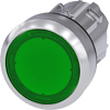 [3SU1051-0AB40-0AA0] SIEMENS/EP pulsador luminoso, 22 mm, redondo, (New)