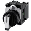 [3SU1100-2BL60-1NA0] SIEMENS/EP selector, iluminable, 22 mm, redon (New)