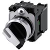 [3SU1150-2BF60-1MA0] SIEMENS/EP selector, iluminable, 22 mm, redon (New)