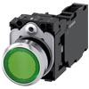 [3SU1152-0AB40-1FA0] SIEMENS/EP pulsador luminoso, 22 mm, redondo, (New)